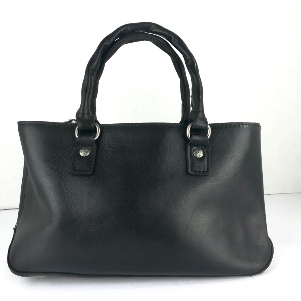 Patricia Nash Black Leather Crossbody Purse